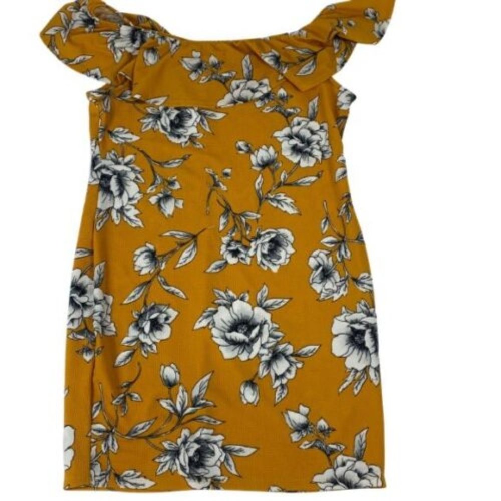 Love Chesley Women Off The Shoulder Floral Flower Dress Size 3XL